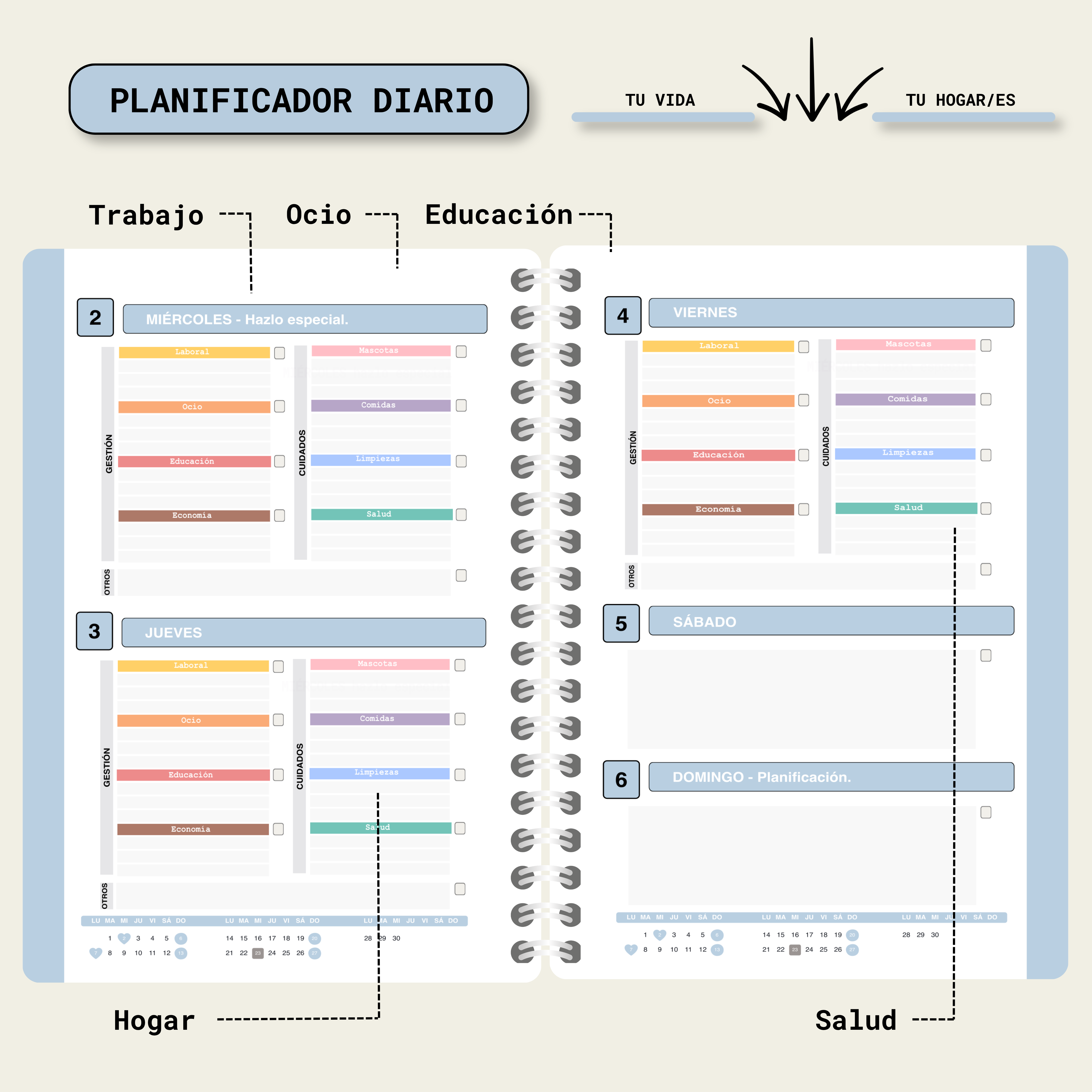 Planificador diario